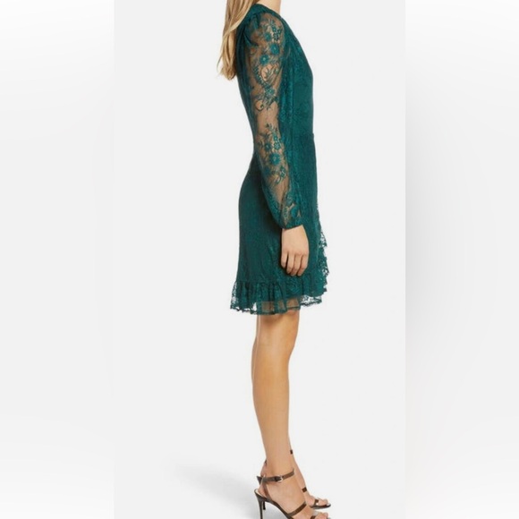 CLOSET CLEAR OUT!🎉 NWT WAYF X BFF JESS One Shoulder Lace Minidress - Picture 8 of 8